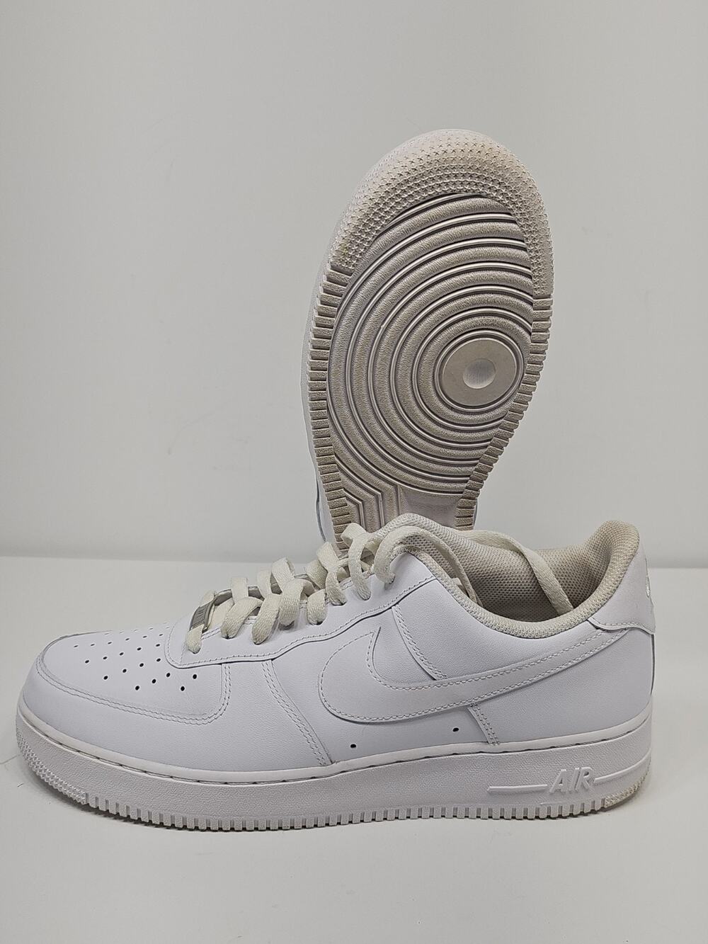 Nike Mens Air Force 1 07 DJ2739-100 White Gum Bottom Shoes Sneakers Sz 12 #2